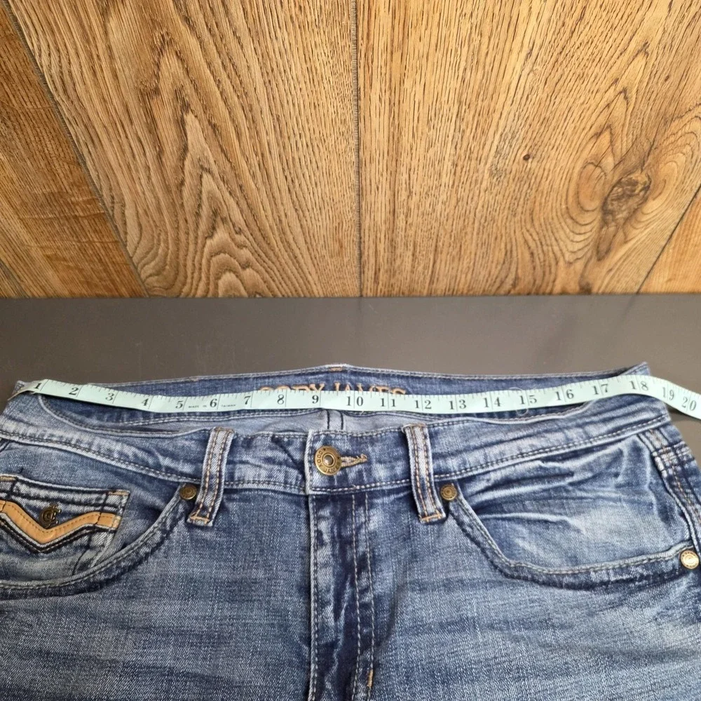 Cody James Jeans Mens 36x38 Blue Bootcut Medium Wash Zip Fly Regular Denim